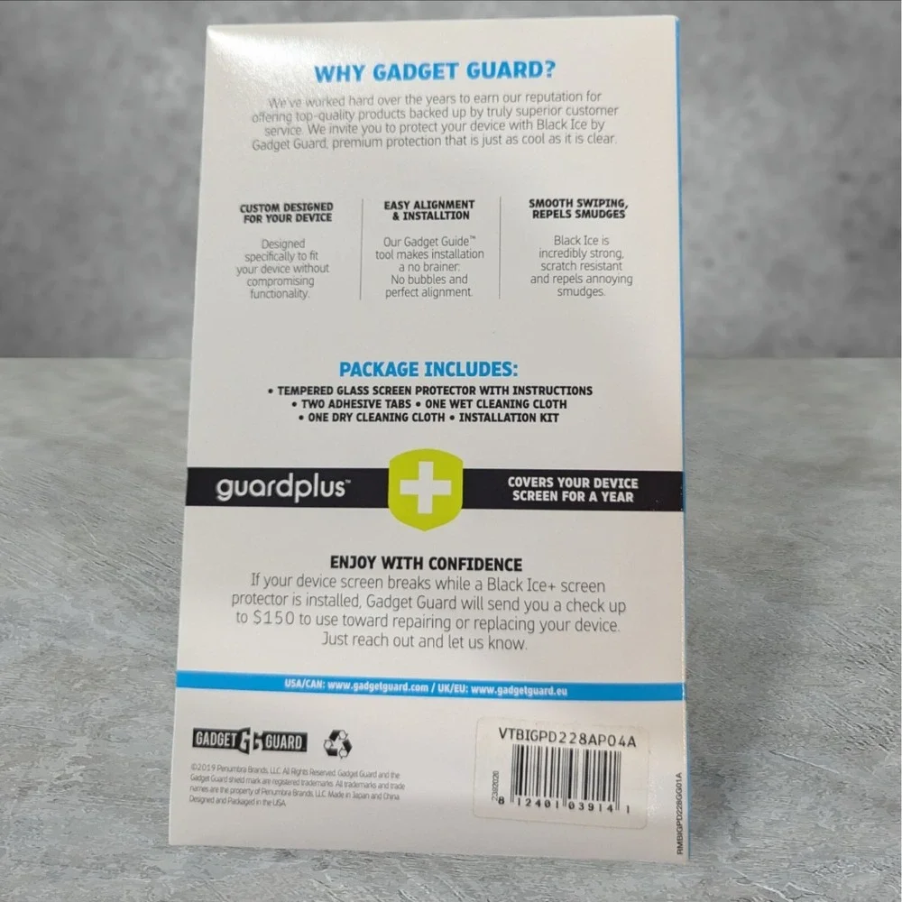 Gadget Guard Blacks Ice Screen Protector‎ Apple iPhone 6.7 2020 (12 Pro Max) W2